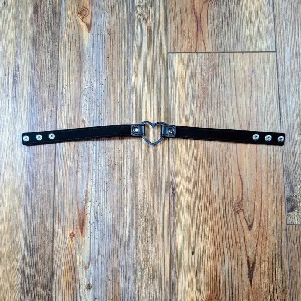 GOTH HEART CHOKER NECKLACE EMO PUNK COSPLAY KAWAII
